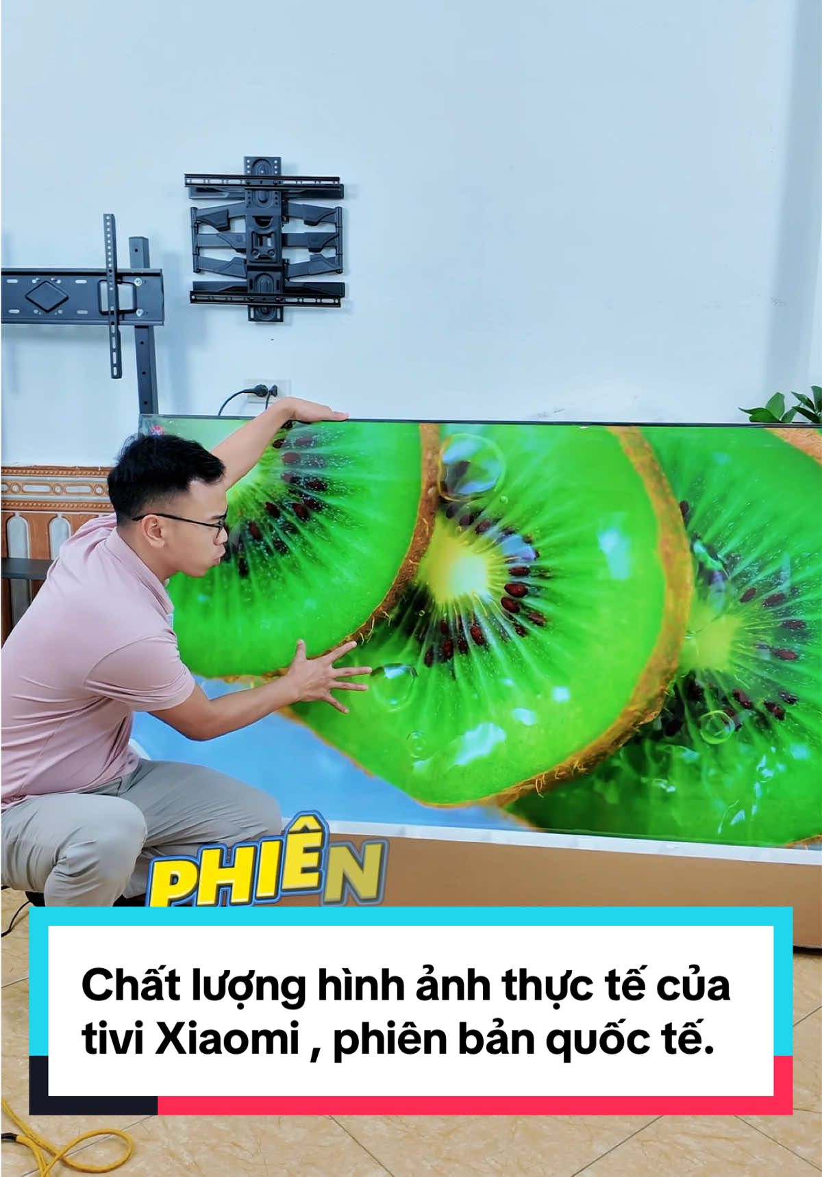 Chất lượng hình ảnh thực tế của tivi Xiaomi , phiên bản quốc tế. #tivi #tivixiaomi #tivigiare #tongkhomi #tivixiaomi75inch 