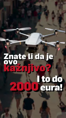 Znate li da za let dronom trebate dozvolu? I da kazne mogu biti i do 13.000 eura za pravne osobe, a do 2000 eura za fizičke osobe? 😳 Prije nego poletiš, pročitaj što sve moraš znati 👉 🔗 [link u opisu] #dron #pravila #kazne #tehnologija #lider 
