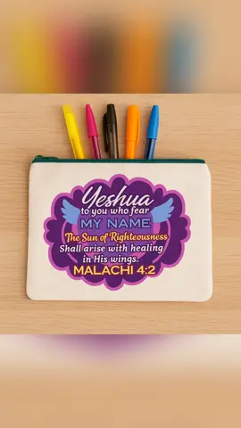 Slide your essentials into this sleek zipper pouch that speaks faith every day. At $5.99, it’s the low-key way to keep inspired while on the move. - Ready to shop? Check out the link in our bio! #FaithAccessories #BibleVersePouch #InspirationalGear #ChristianLifestyle #FaithBasedAccessories