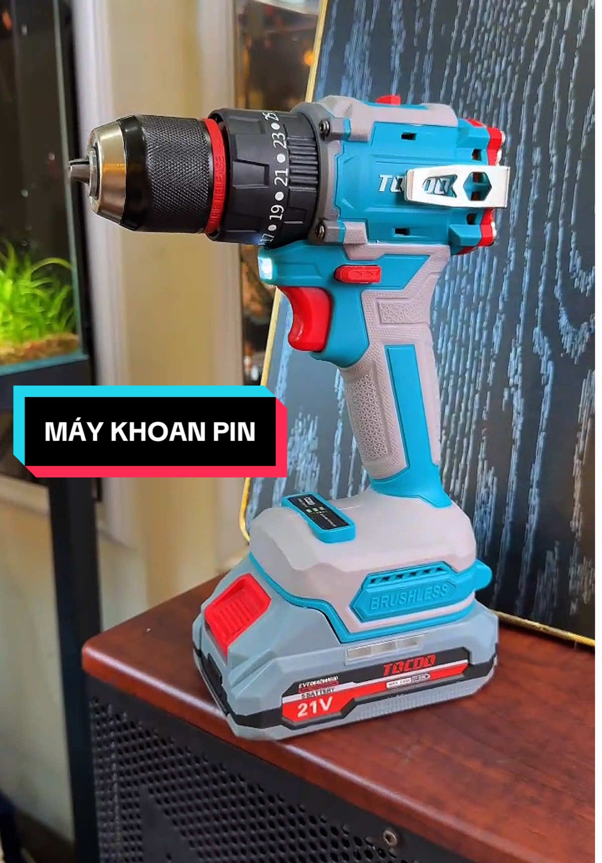 Máy khoan pin tốc độ cao 3 chế độ #maykhoanpin #maykhoan #cokhixaydung #khoanrutloi #tuanthapcamreview 