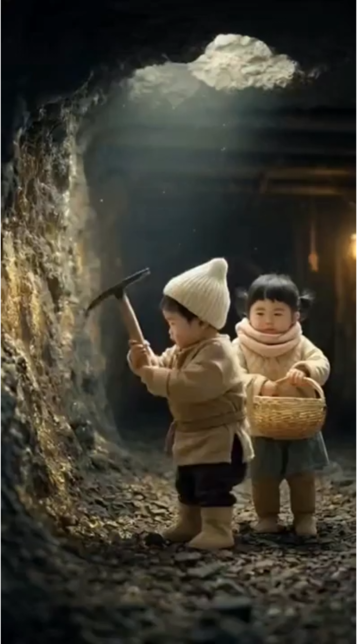아기가 금광에 간 이유
