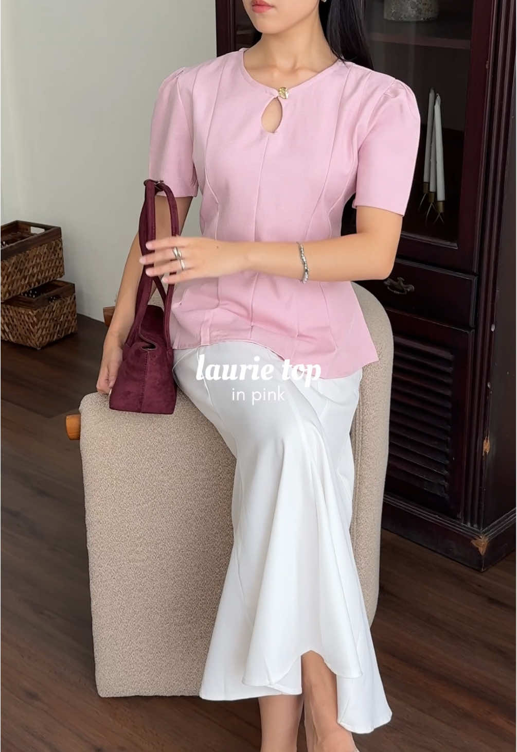 pretty woman in pink 💓 #fypシ 