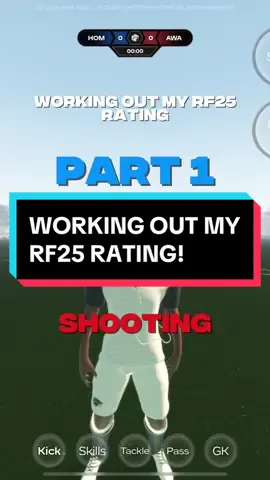 Making My RF25 Card: PT.1 - Shooting #skjzzq #rf25 #shooting #fc26 #football 