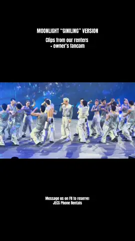 Ang cravings natin ngayon ay….giniling na SB19 Here are the different POVs of Moonlight giniling version from owner’s fancam using iPhone 16 Pro Max and 2 Samsung S24 Ultra, shot by the renters yesterday! Want to capture these giling moments? DM us at the blue app to rent our units for your next concert! #sb19 #fastzone #sb197thanniversary #jecsphonerental