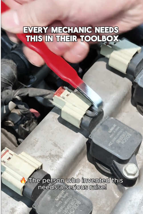 Stop Breaking Car Connectors! Every Mechanic Needs This. Tired of damaging connectors just to get them loose? This dual-end tool is the ultimate solution for cleanly separating electrical terminals without any stress or mess. Built with durable aluminum alloy and a comfy non-slip grip, it lets you work from any angle—quick, easy, and damage-free. Perfect for car repairs, mods, or electrical work on the go! #mechanicmusthave #carthacks #diyautomotive #tiktokshop #electricalhacks 