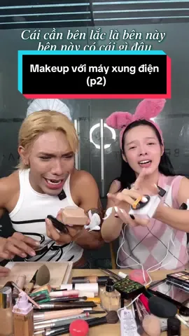 Trả lời @Thy Vo ♎️ Đền cho P2 giải trí khum kém =))) @Jackie Njine @PinkBunny 🐰 #challenge #makeup #PinkBunny #JackieNjine #Tholatau 