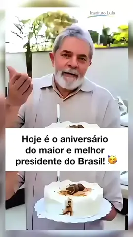 Hoje é aniversário do presidente mais amado do Brasil! 🥳 Dia de celebrar a vida de quem inspira luta, coragem e esperança. E de quem nos faz ter a certeza que sempre estivemos do lado certo da história.  Nós, do Instinto Lula, estaremos sempre aplaudindo com orgulho o presidente que tirou novamente o Brasil do Mapa da Fome, deu dignidade ao povo brasileiro e segue escrevendo seu legado de transformação social para milhões de brasileiros e brasileiras. Vida longa, presidente! 🇧🇷🎂 #presidentelula #lula #lula80anos #aniversario 