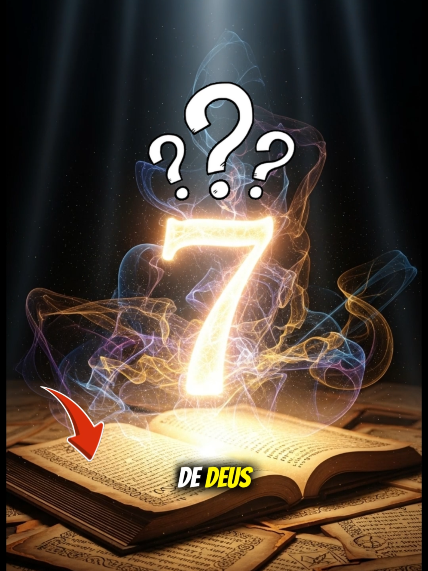 A Bíblia revela um código secreto com o número 7! 🤯 Ele está na Criação, na Arca de Noé e no Apocalipse. Não é sorte, é perfeição! Comente 