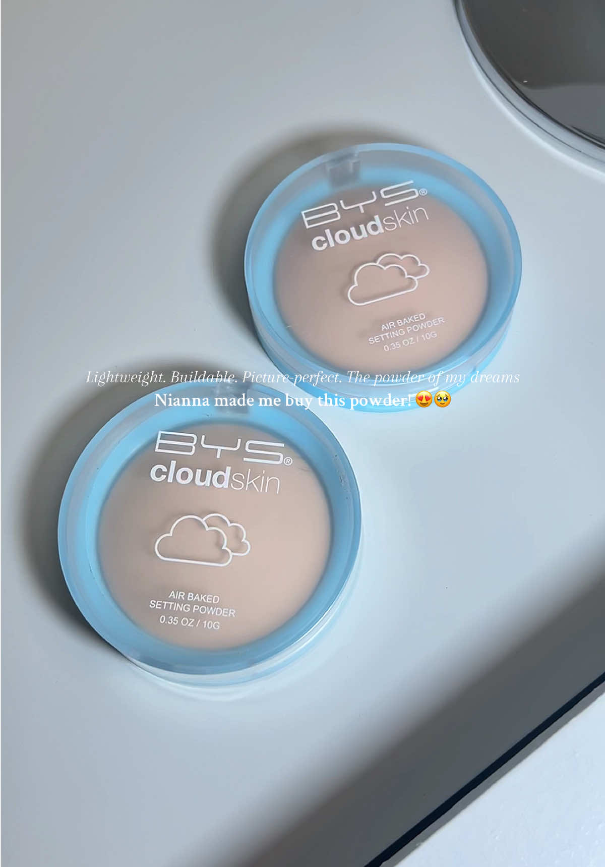 Lightweight. Buildable. Picture-perfect. The powder of my dreams! 🤩🩵 @BYS Cosmetics PH #bys #byscosmeticsph #byspowder #byscompactpowder #byscloudskin 