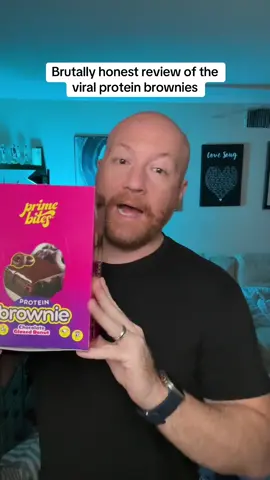 Brutally honest review of the Prime Bites protein brownies #protein #highprotein #proteinsnack #proteinsnacks #proteindessert 