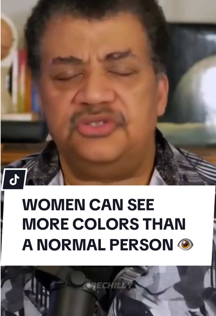 Some women can see more colors than any normal person.  - - This video may contain AI generated content for story telling and educational purposes This video is not the real Neil deGrasse Tyson  - - #Science #education #eyes #LearnItOnTikTok #neildegrassetyson 