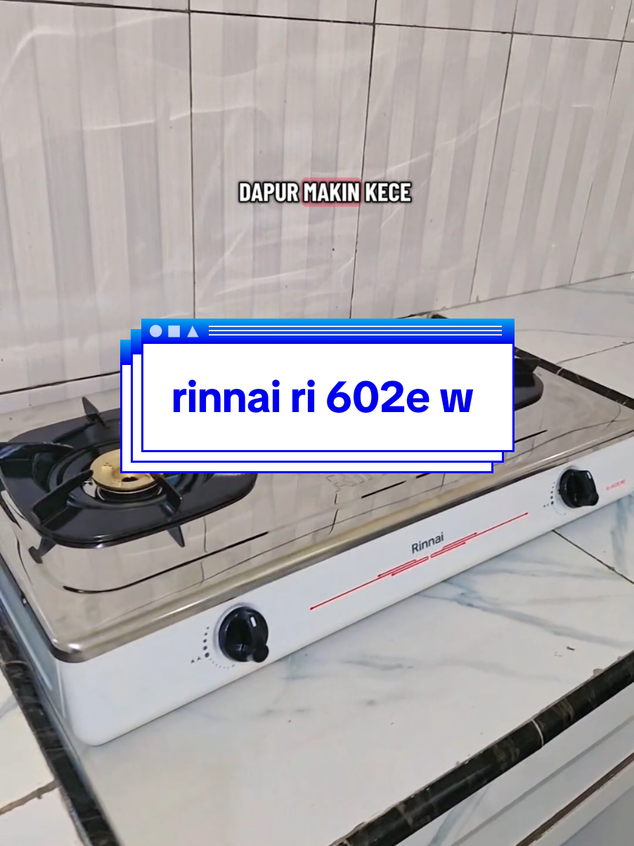 kompor gas rinnai 2 tungku ri-602e w #kompor2tungku  #komporgas2tungku #rinnai  #komporrinnai #ri602e 