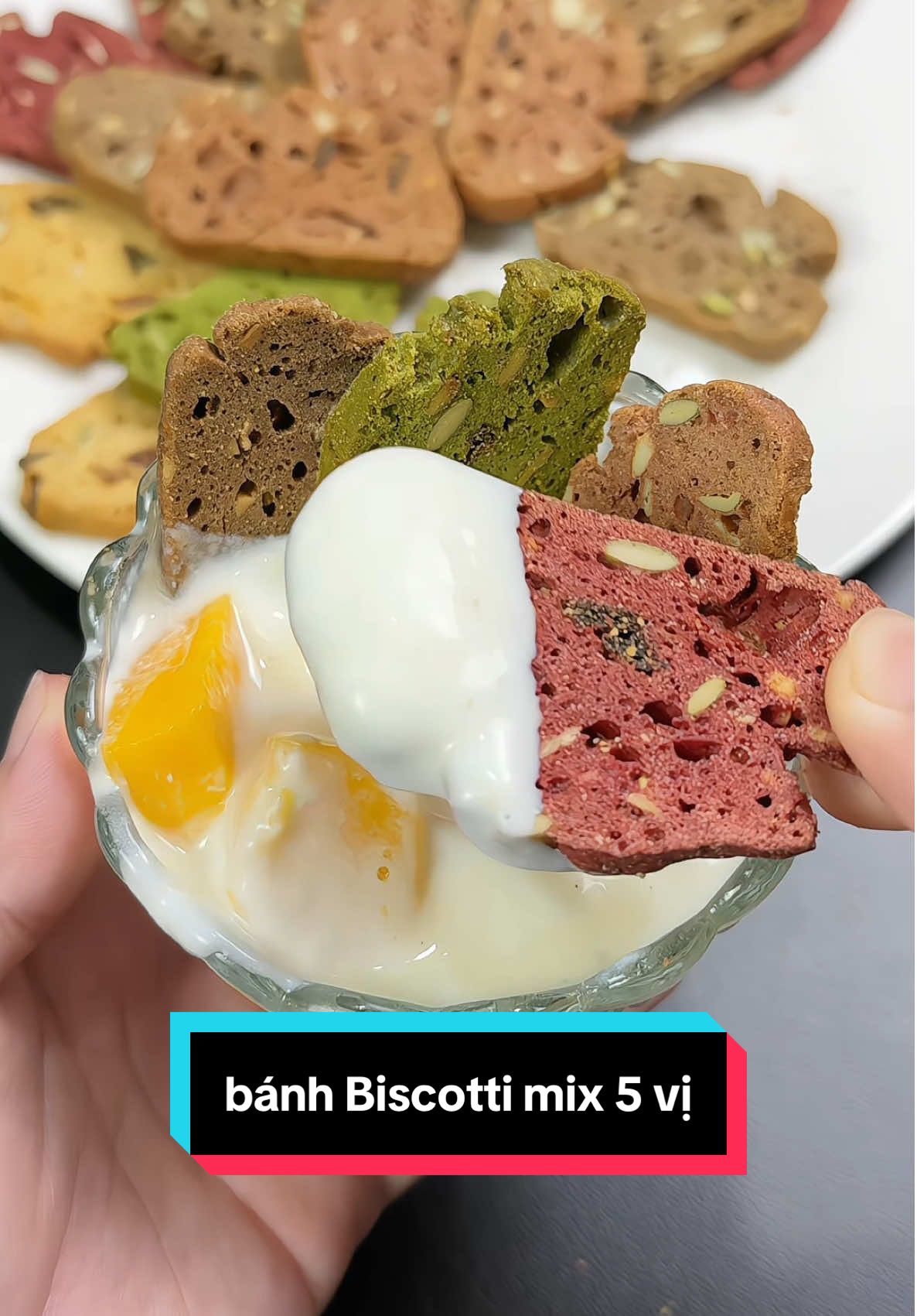 bánh healthy thôi mà có cần mix tới 5 vị như vậy không #xuhuong #muataitiktok #ancungtiktok #tiktokfood #anhonanngon 