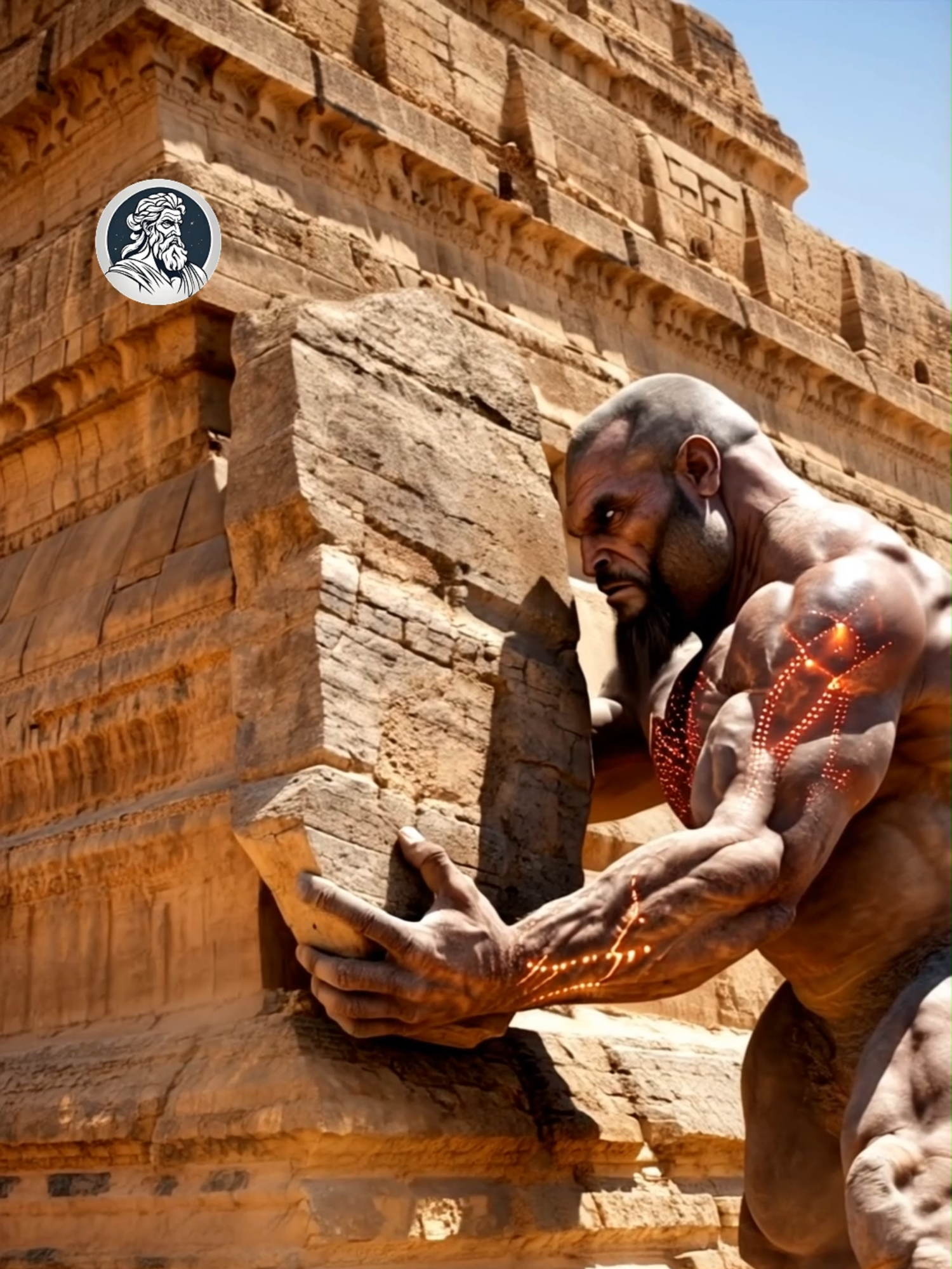 HOW THE PYRAMIDS WERE MADE #cadamitologia #fyp #giants #ai #egypt #desert #pyramids #alien