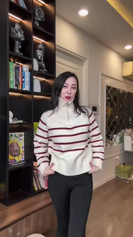 Áo len cao cổ siêu dày #aolen #livetiktok #thoitrangnu #homnaymacgii 