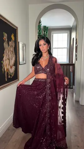 Shop Angad Singh now at ESTIEE ✨ Model @simran_kaur  HMUA @Manny Shina  #Diwali #estiee #lehenga #london #indianwedding 