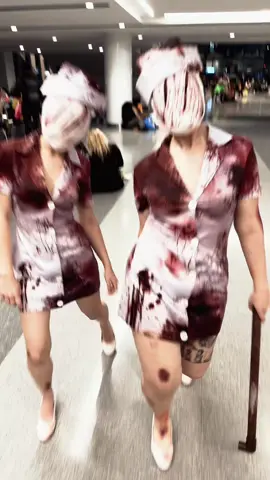 Silent Hill at NYCC, missing it rn  #silenthill #silenthillcosplay #silenthillnurse #nycc #pyramidhead 