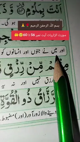 سورت الزاریات ترجمہ القرآن الکریم #tarjuma #alquran #viral #foryoupage❤️❤️ #tiktokunfreezemyaccoun 