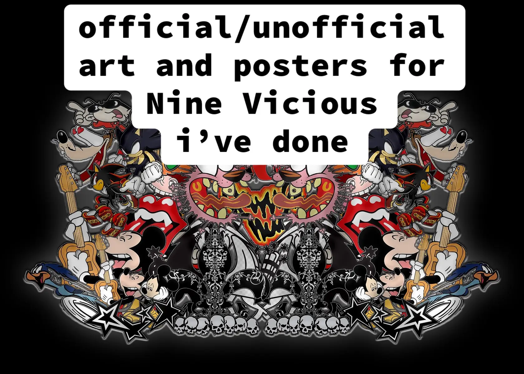 he used my art piece for his pfp, he cool ash #joeymakesshit #art #graphicdesign #undergroundmusic #ninevicious 