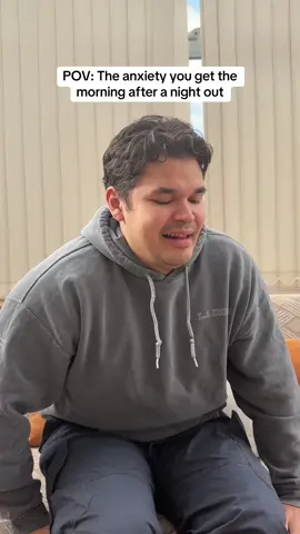 The anxiety hits hard