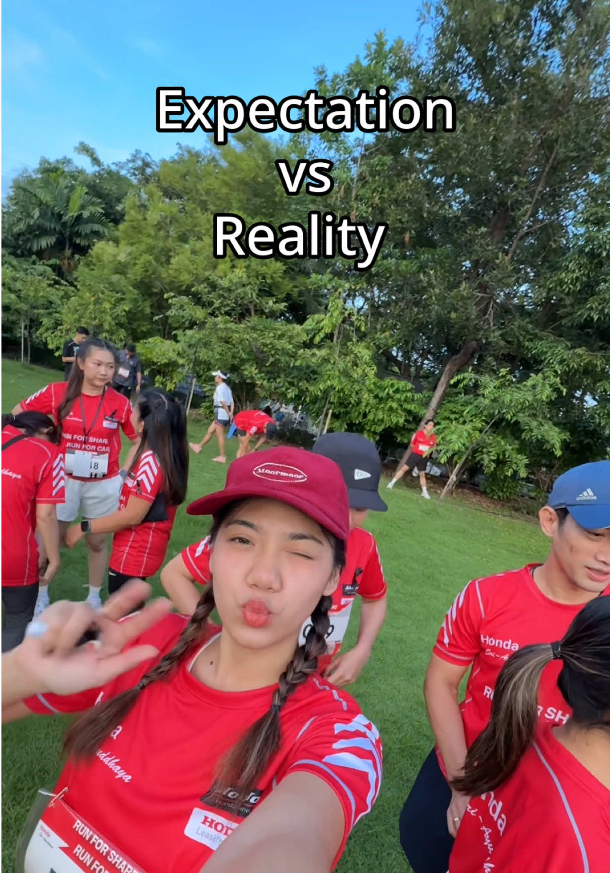 เมื่อให้ทุกคน Expect เวลา 5K ผลก็จะออกมาประมาณนี้ ใครเหลี่ยมสุด…  . . #runforsharerunforcare 