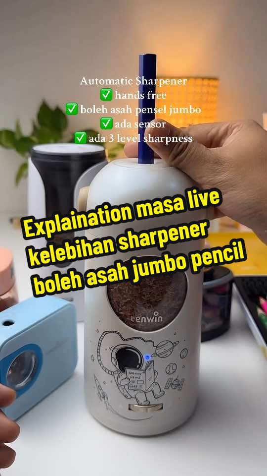 #electricsharpener #pencilsharpener #jumbopencil #stationery #livehighlights 