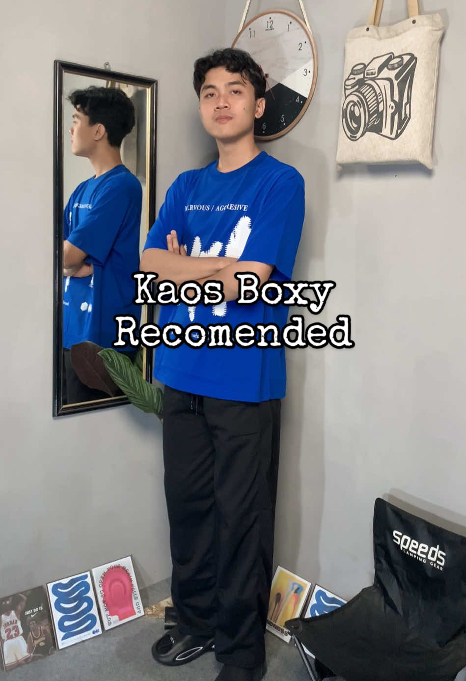 Bahan gantengmu🥶 #kaos #kaosboxy #kaosdistro #kaoskeren #bahanganteng 