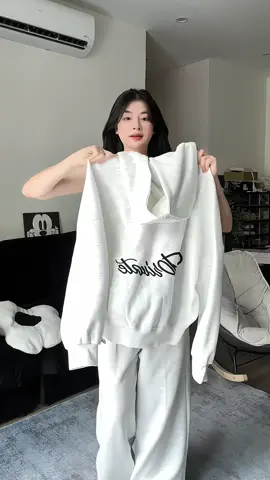 Bộ Nỉ Hoodie Zip #setdoxinh #thoitrangnu #phoidoxinh #xuhuongtiktok 