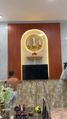 Bàn thờ và backgroud cho chú khách dĩ an bình dương .cảm ơn chú đã yêu thương đội em.😍.#banthoconggiao #banthoconggiao_1987 #tuongconggiao #conggiao #background 