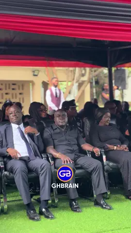 Vice President of Ghana, H.E. Prof. Jane Naana Opoku-Agyemang, Chief of Staff Hon. Julius Debrah, Finance Minister Hon. Cassiel Ato Forson, and their delegation have arrived at the residence of the late former First Lady of Ghana, Nana Konadu Agyemang-Rawlings, to commiserate with the family.