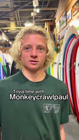 Surf trivia with goobs #surf #trivia #History #beach #knowledge 