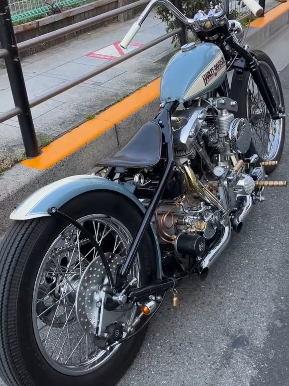 gapapa ga cakep yang penting chopper #custom #motorcustom #harleydavidson #chopper #CapCut 