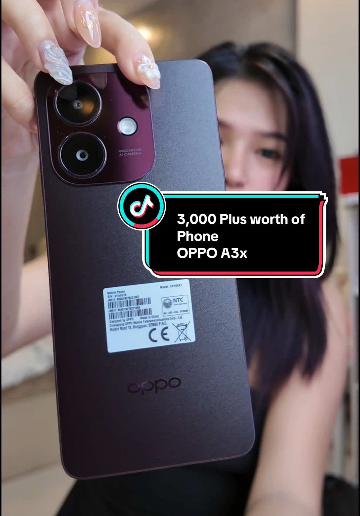 Pangbalibagan na phone worth 3,000 plus from @OPPO Philippines 