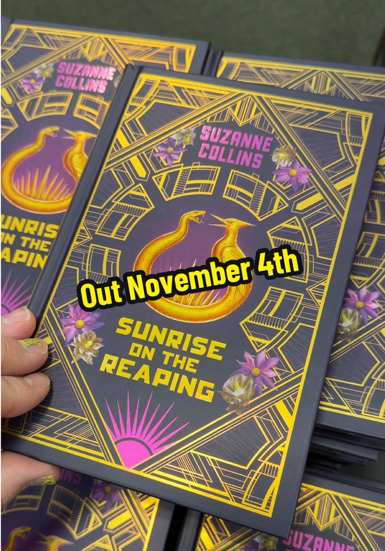 Release day? Never heard of her 😅 snagged the Sunrise on the Reaping special edition early! It’s available for preorder now.  #sunriseonthereaping #hungergames #barnesandnoble #BookTok #specialedition 