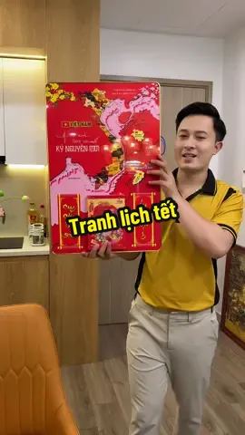 Tranh lịch tết có bản đồ #tranhtrangguong #tranhlich #xuhuong #nhanuytin88 