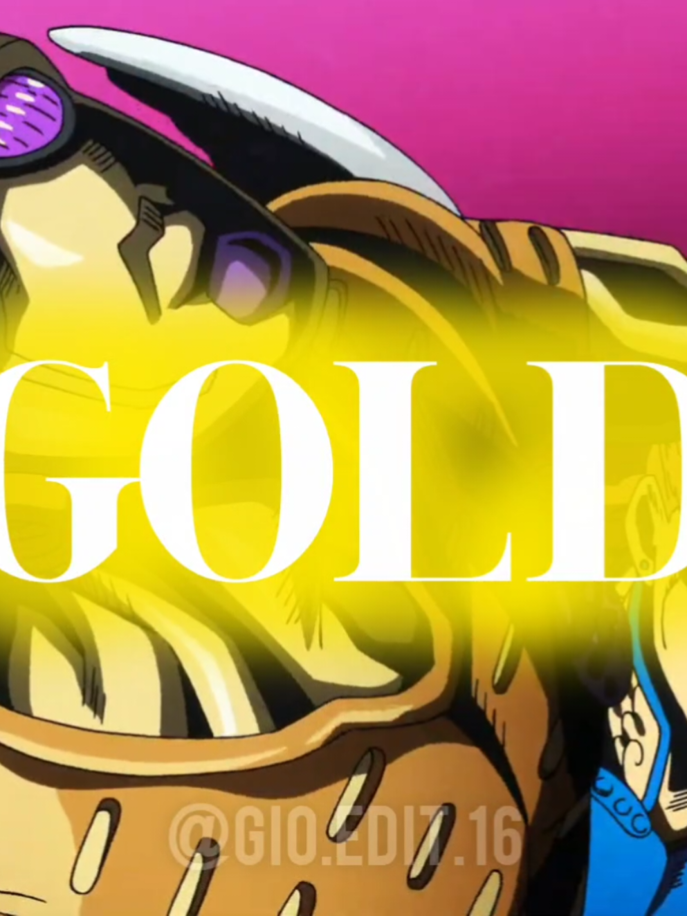 GOLD | JOJO'S BIZARRE ADVENTURE PART 5: GOLDEN WIND #edit #jojosbizarreadventure #jojo #giogio #goldenwind 