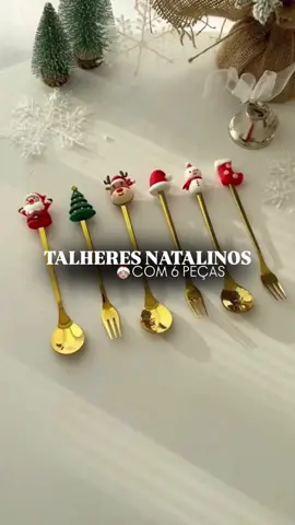 ID SHOPEE: AEF-VAU-PHJ Talheres fofinhos pro natal 🎄  🔗 Link na biografia do perfil!  #achadosshopee #casaedecoraçao #fyp #Natal #DecoracaoNatalina 
