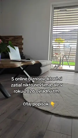 1️⃣ AI špecialista / konzultant 🤖 Pomáhaš firmám a tvorcom využívať umelú inteligenciu  napríklad pri tvorbe textov, nápadov alebo automatizácii práce. Skvelé pre tých, ktorí radi skúšajú nové technológie. 2️⃣ Automatizácia pre malé podniky ⚙️ Podnikatelia denne robia stovky rovnakých úloh. Ty im pomáhaš nastaviť systémy (napr. Make, Notion, SmartEmailing), ktoré to spravia automaticky. 3️⃣ Virtuálna asistentka / asistent  Pomáhaš podnikateľom so správami, ponukami, spoluprácami a organizáciou. Ideálne, ak si zodpovedná, komunikatívna a chceš pracovať z domu. 4️⃣ Tvorca obsahu pre značky a tvorcov 🎥 Pomáhaš firmám byť viditeľné  tvoríš krátke videá, príspevky, texty pre sociálne siete. Ak ťa baví kreativita, je to pre teba. 5️⃣ Online podnikanie s digitálnymi produktmi 💥 Predávaš digitálne produkty (napr. e-booky, šablóny, kurzy). Môžeš predávať vlastné alebo produkty s licenciou ideálne aj pre začiatočníkov. Takto som začala aj ja 😉 👉 Napíš do komentára „2026“ a pošlem ti bezplatný tréning, kde ti ukážem, ako začať s digitálnymi produktmi krok za krokom. 🚀 alebo ma sleduj na Instagrame kde ti ukážem viac @digitalka_sk #onlineprijem #financnasloboda #pracujemzdomu #womeninbusiness #successmindsets 