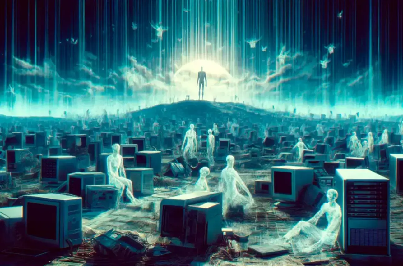 La Teoría del Internet Muerto es una hipótesis que sugiere que el internet, tal como lo conocemos, ya no es una red impulsada por la interacción humana, sino que está dominado por inteligencia artificial (IA) y bots. El contenido y las interacciones que se ven en la red serían generados principalmente por estas entidades artificiales para simular actividad humana y manipular el comportamiento de los usuarios.  Aunque se originó en foros en línea como Reddit y 4chan, la teoría ha ganado atención más amplia debido al aumento del contenido generado por IA y las crecientes cifras de tráfico de bots.  Foros anónimos: La idea comenzó a circular en foros como 4chan y el foro Agora Road, donde los usuarios notaban patrones repetitivos y contenido genérico en línea. Publicación de The Atlantic (2021): La teoría se popularizó en 2021 tras un artículo en la revista The Atlantic con el título 