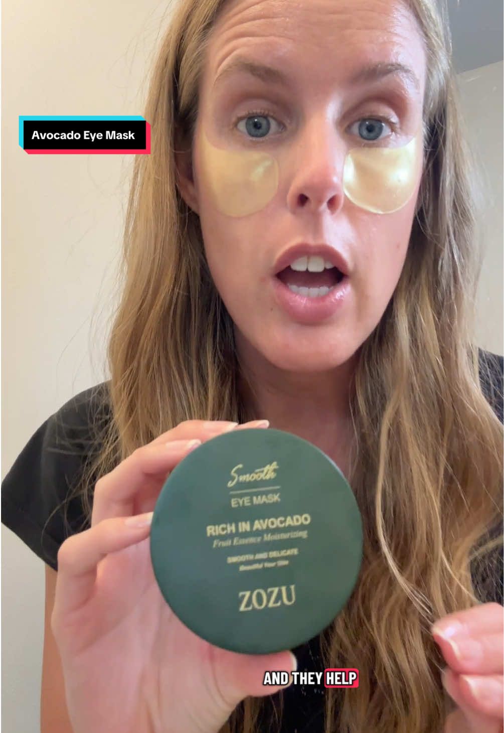 Hydrating under-eye masks that actually work🥑 currently living in my self-care delusion era and honestly… it’s going great  #BeautyTok #selfcarehumor #viralproducts #skincareroutine #tiktokshopfinds