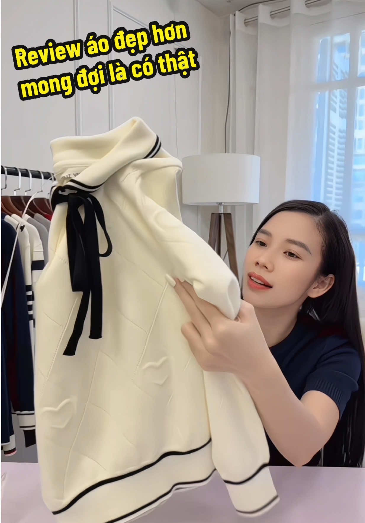 Review áo đẹp hơn mong đợi là có thật @DELIZ VN #livehighlights #tiktokviral #thoitrangnu #huonghihi141 