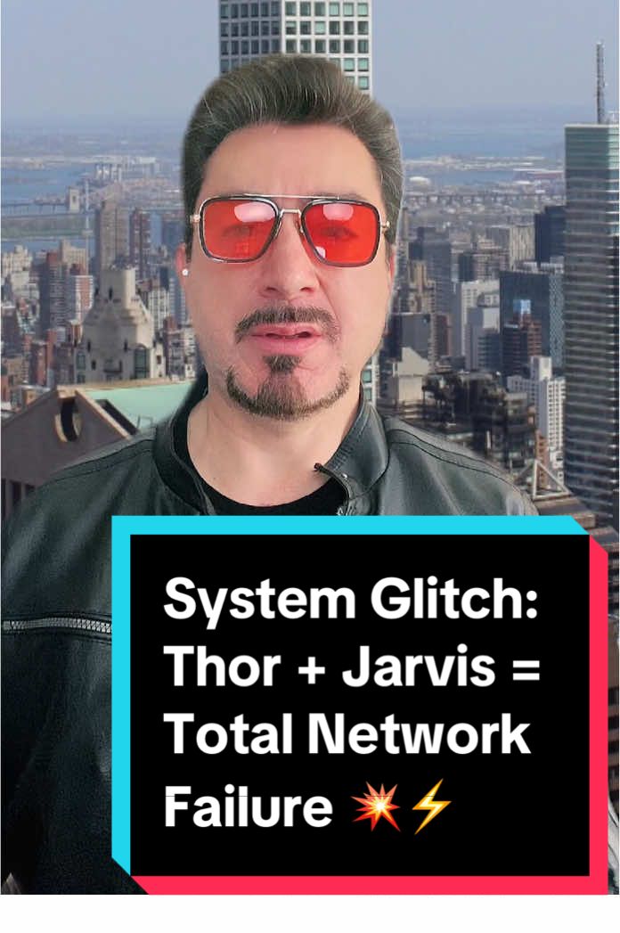 Jarvis told me a scary story, Thor broke the Wi-Fi, and now my kitchen belongs to Asgard. Just another normal day at Stark Industries. ⚡💻 #miamitonystark #dailylaughs #fypシ #marveljokes #tonystark 