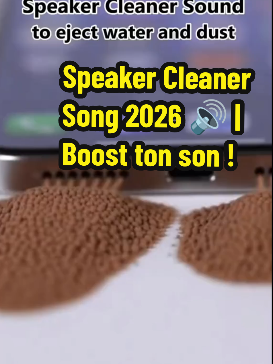 Speaker Cleaner Song 2026 🔊 | Boost ton son ! Teste ce son sur ton téléphone 😱💦 Nettoie ton haut-parleur et fais-le vibrer comme jamais 🔊🔥 👉 Mets le volume à fond et écoute la différence  #SpeakerCleaner2026 #SpeakerTest #CleanYourSpeaker #BassBoost #PhoneHack 