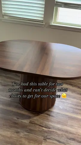 Such a beautiful table….chair ideas? 👀