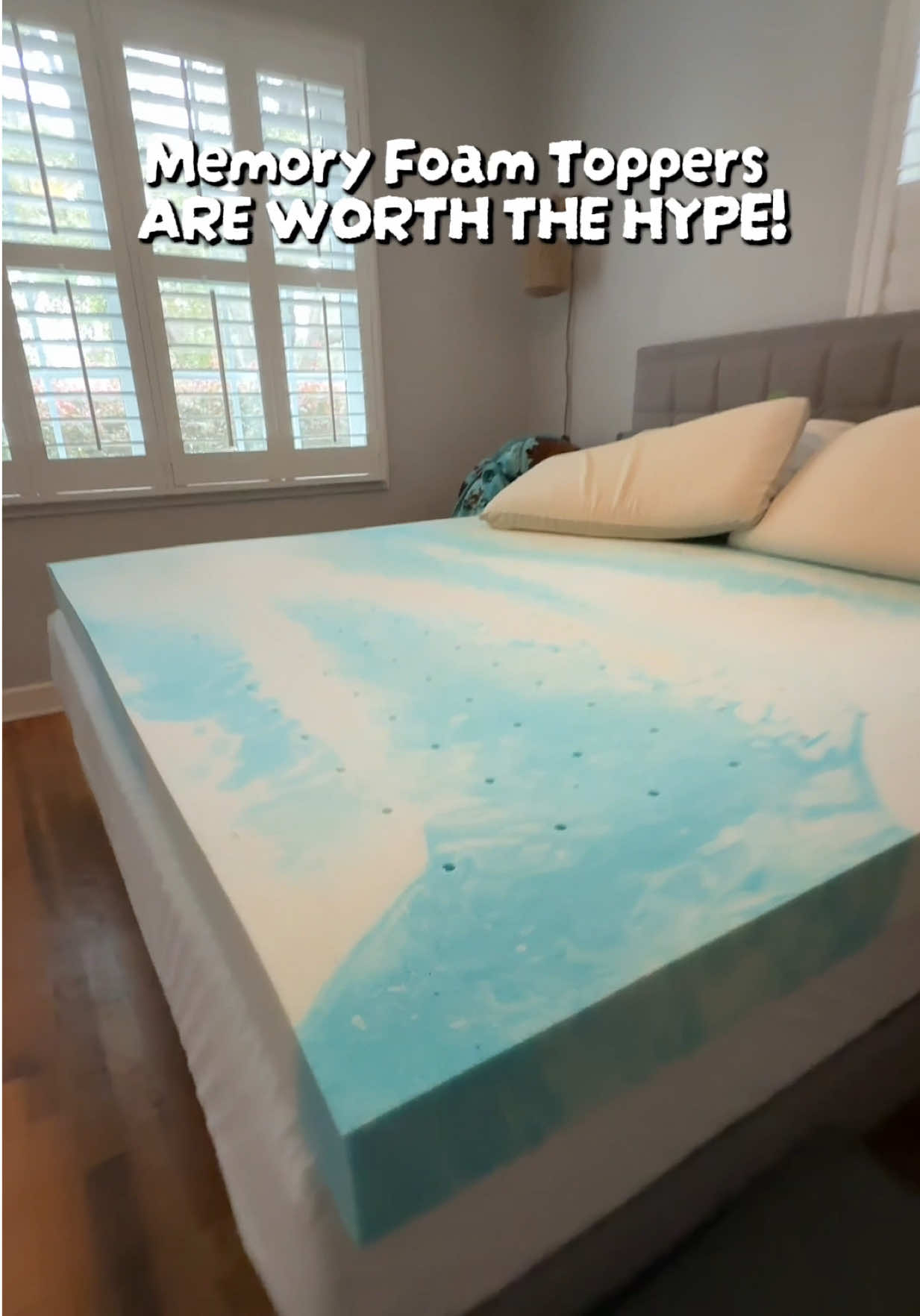 Replying to @Mariah we have cali kings now 🤩 #memoryfoam #memoryfoammattresstopper #mattresstopper #bedtopper #tiktokshopcreatorpicks @Sweet Furniture