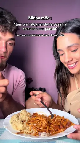 Os ratos da cozinha🐭#comida#casal#namorados#rato#casalcomedia