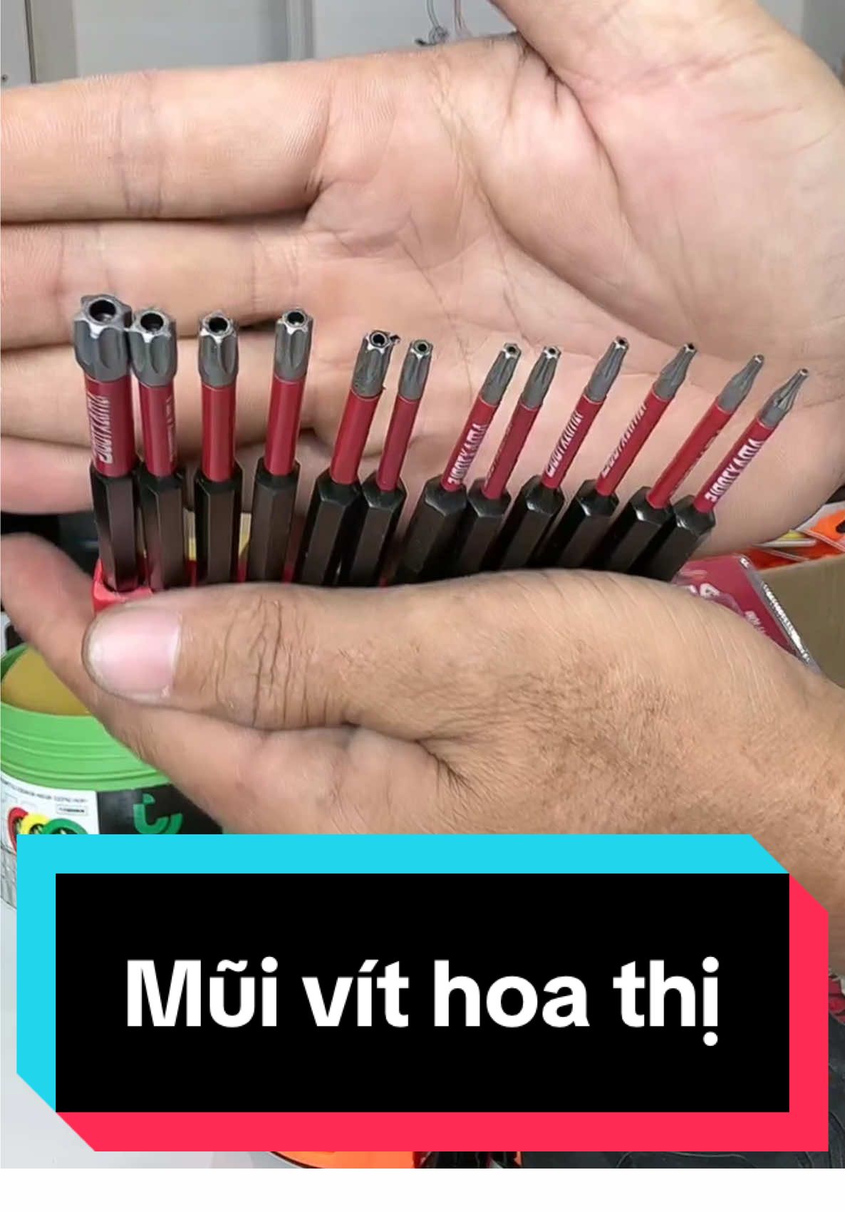 Mũi vít siêu cứng amaxtool , Mũi vít hoa thị 12 chi tiết Amaxtool #dangtran 