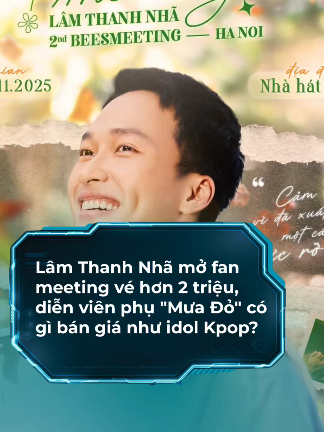 Bán giá vé fan meeting lên đến 2,2 triệu, Lâm Thanh Nhã có đang có quá ảo? #saubiz #tiktoknews #tiktokgiaitri #lamthanhnha #fanmeeting