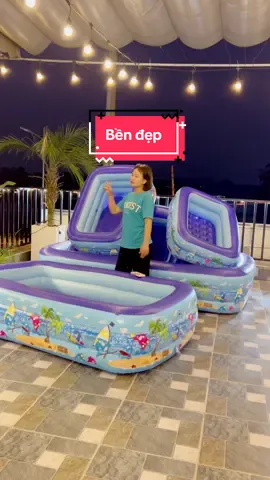 Bể bơi cây dừa nhà Baoyang cho bé#xuhuong #martmebeyenquyet #xuhuongtiktok #beboi #phaoboi 