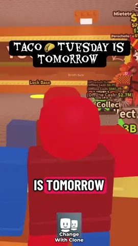 Taco Tuesday is tomorrow please follow for the full time zone video!!! #fyp #stealabrainrot 
